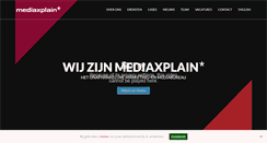 Desktop Screenshot of mediaxplain.nl