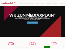 Tablet Screenshot of mediaxplain.nl